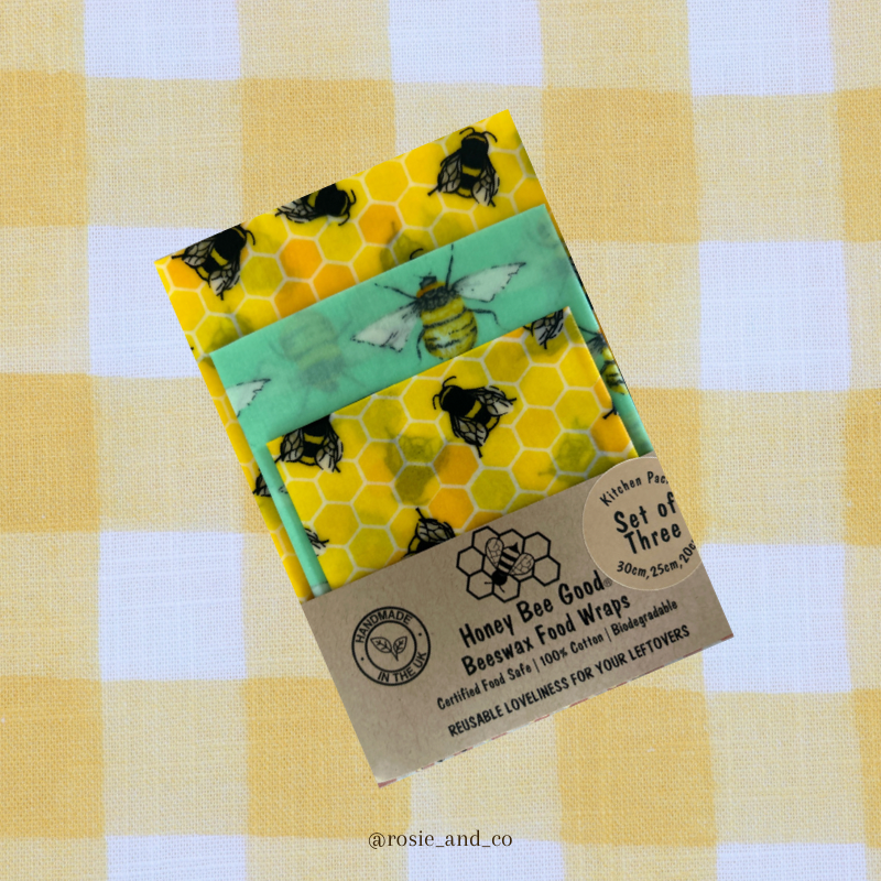 Honey Bee Good Beeswax Food Wraps