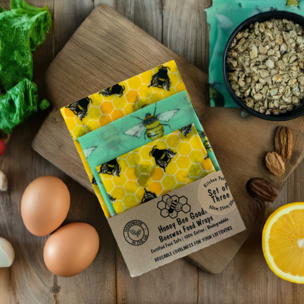 Honey Bee Good Beeswax Food Wraps